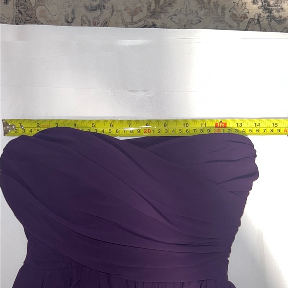 Lulus Royal Engagement Strapless Purple Maxi Dress XS - Picture 11 of 12